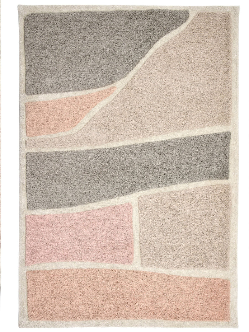 Origin Rugs Pink Strata rug in various sizes - British product