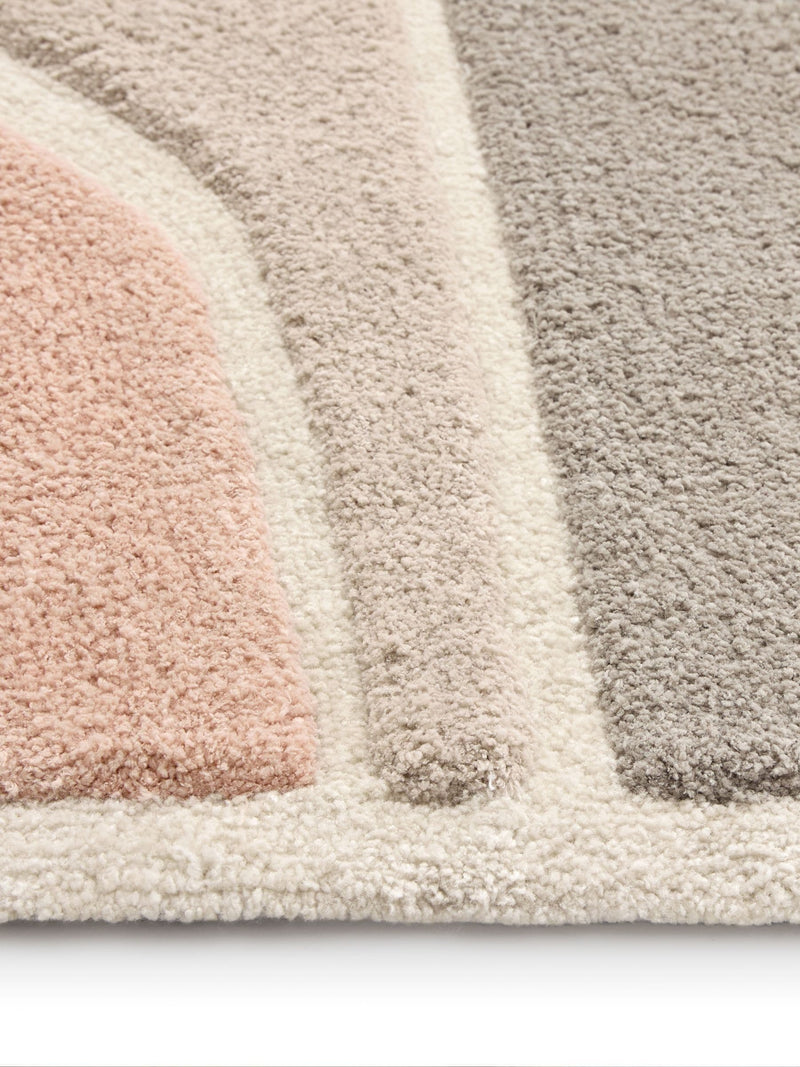 Origin Rugs Pink Strata rug in various sizes - British product