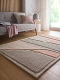 Origin Rugs Pink Strata rug in various sizes - British product
