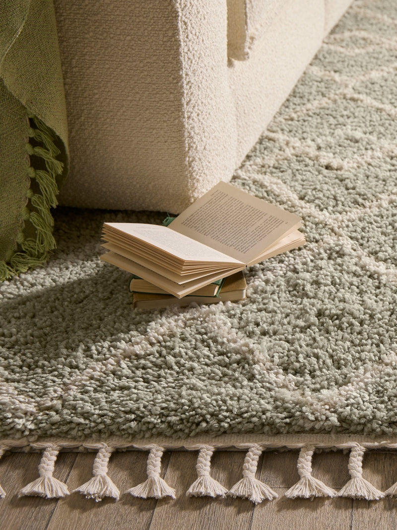 Origin Rugs Eucalyptus Casablanca rug with layered diamond pattern, UK version