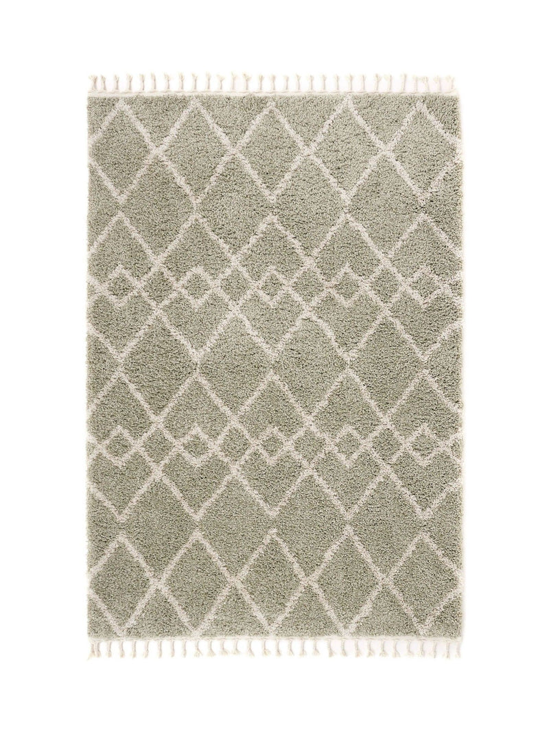 Origin Rugs Eucalyptus Casablanca rug with layered diamond pattern, UK version