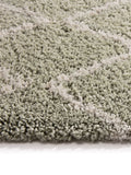 Origin Rugs Eucalyptus Casablanca rug with layered diamond pattern, UK version