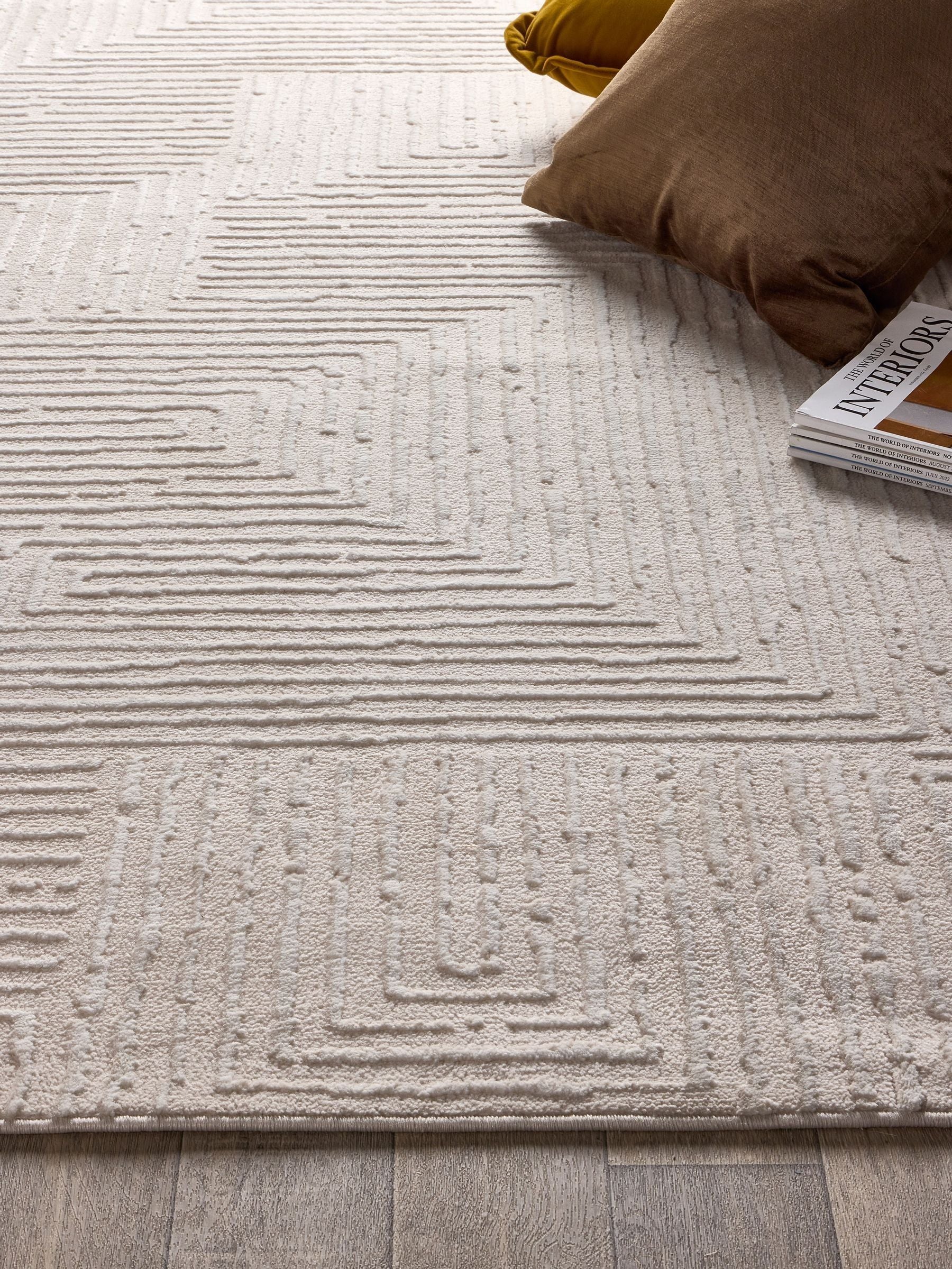 Origin Rugs Cream Sands Zen rug, imported from the UK