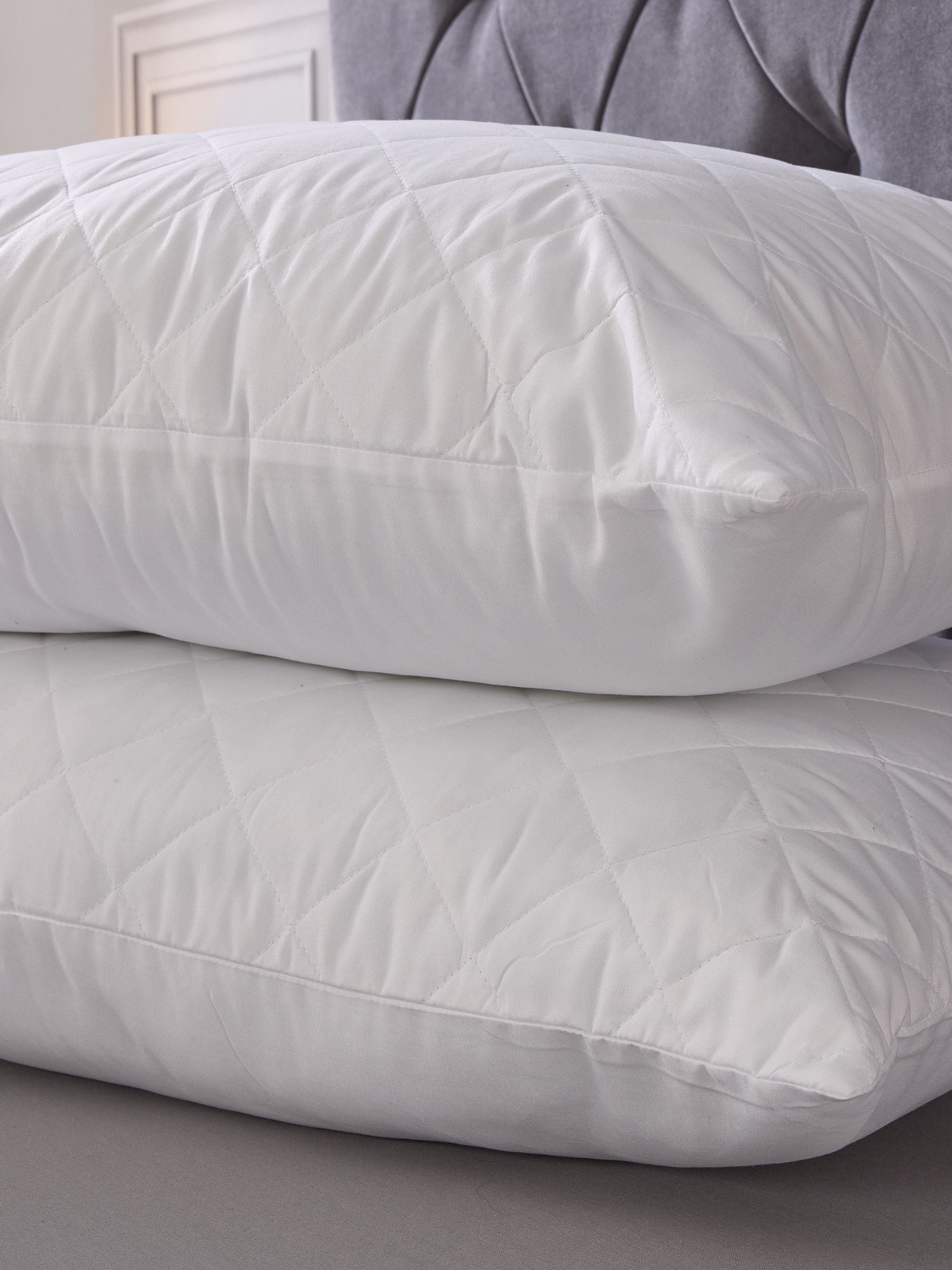 Downland quilted dream pillow pair 46x69cm, imported from the UK