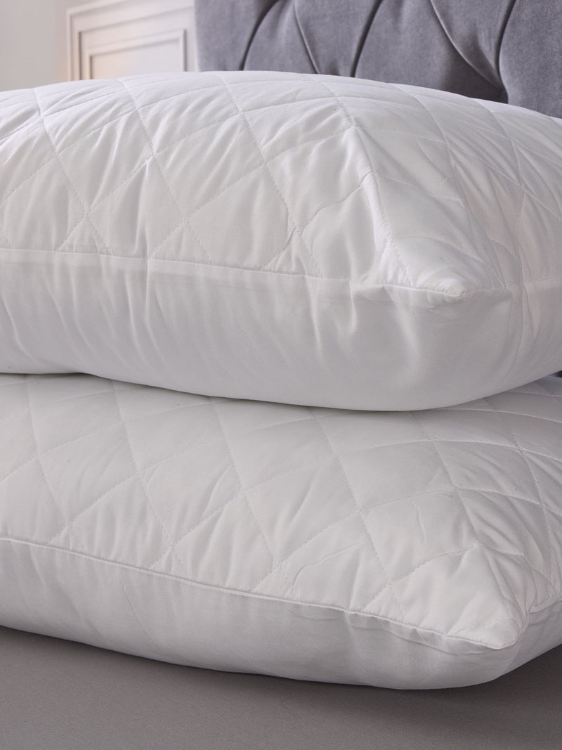 Downland quilted dream pillow pair 46x69cm, imported from the UK