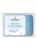 Downland quilted dream pillow pair 46x69cm, imported from the UK