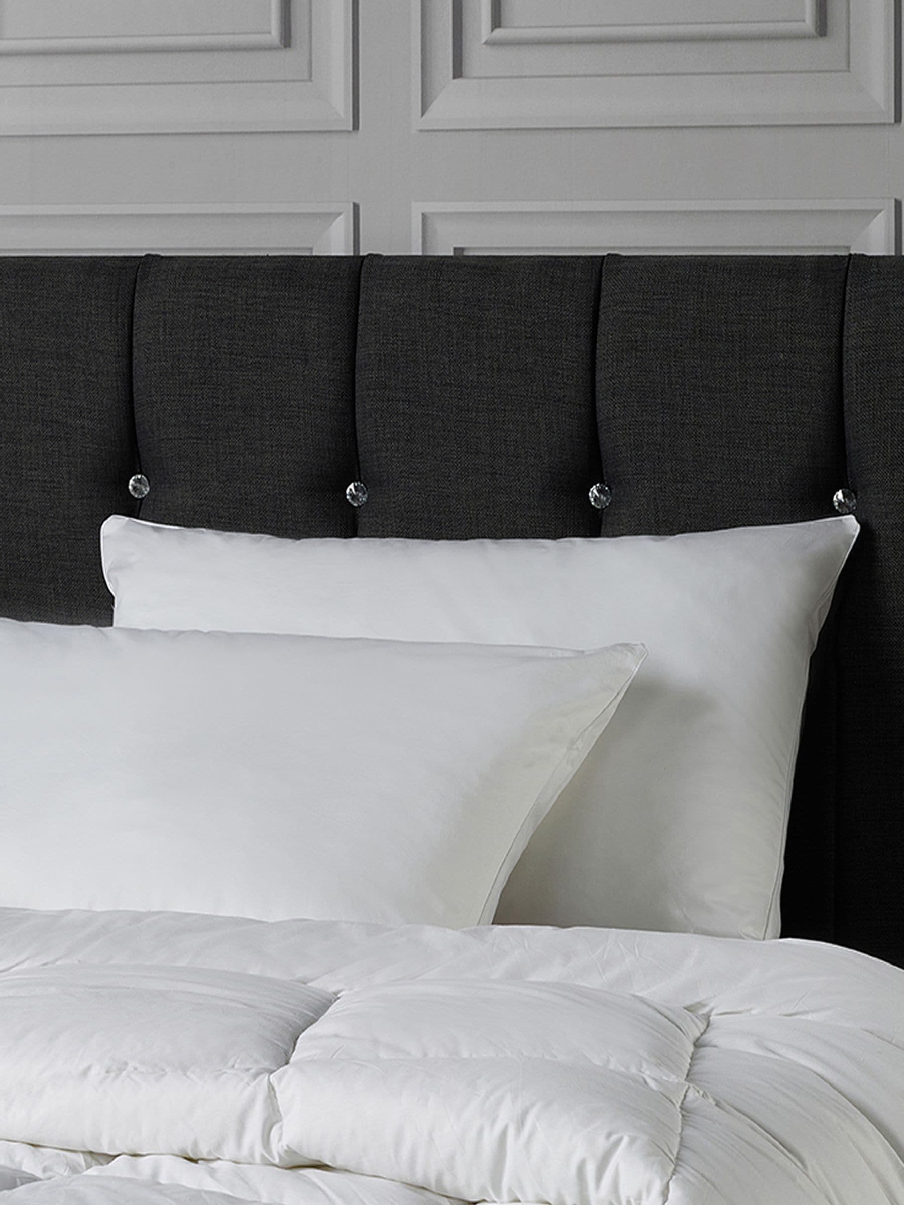 Downland Feels Like Down pillow pair, imported from the UK
