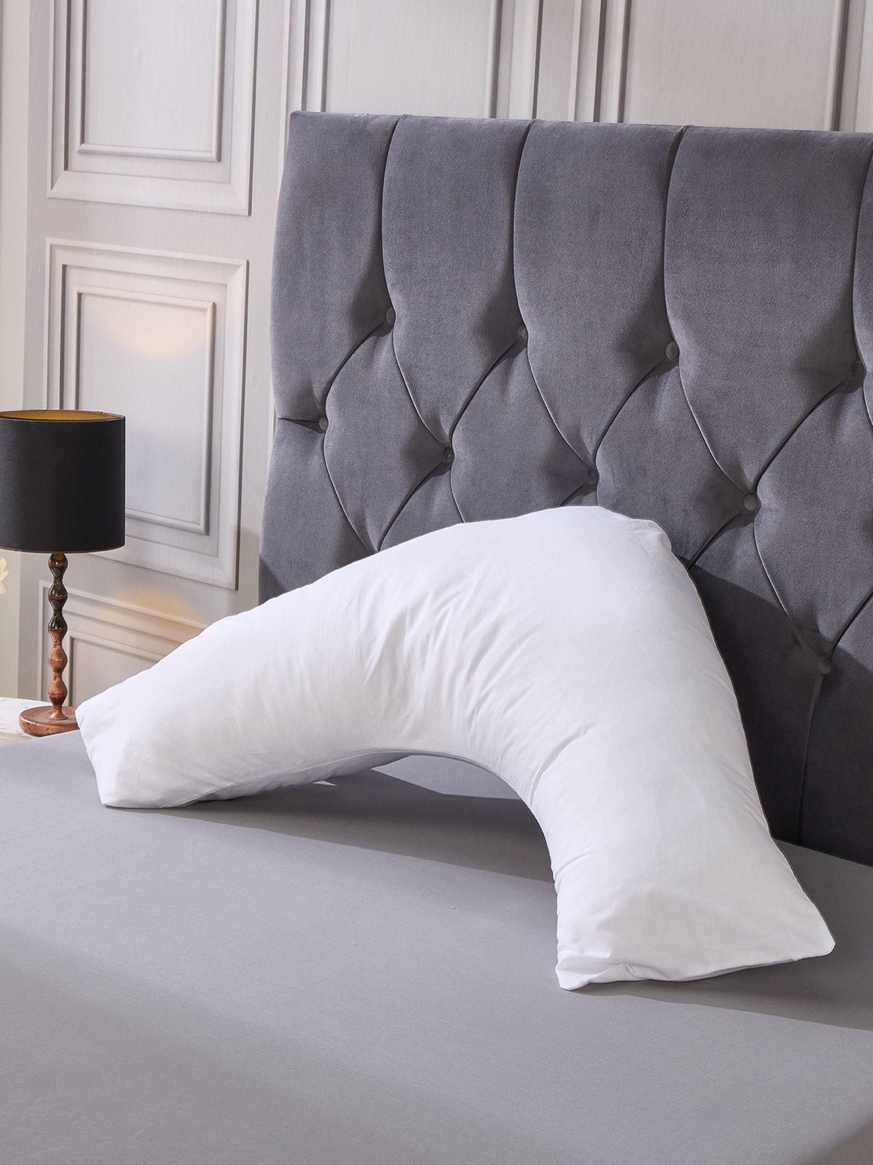 Downland V-Shape Pillow, imported from the UK