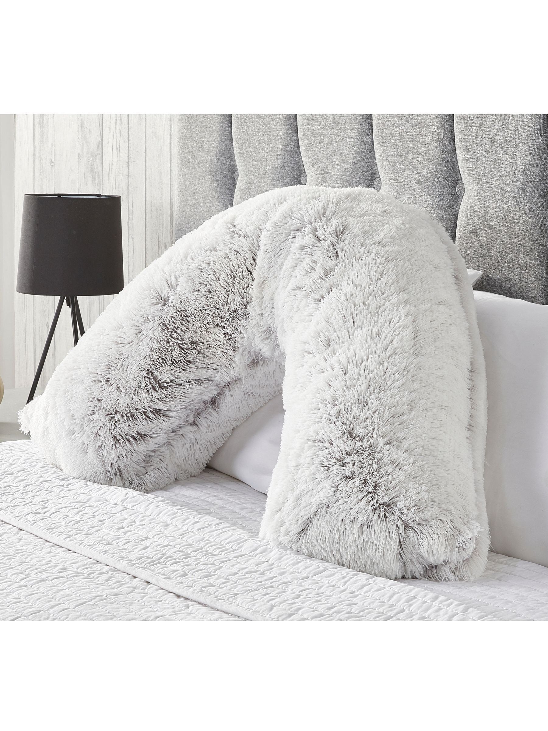 Huggleland V-Shape Long Hair Pillow 80cm, imported from the UK