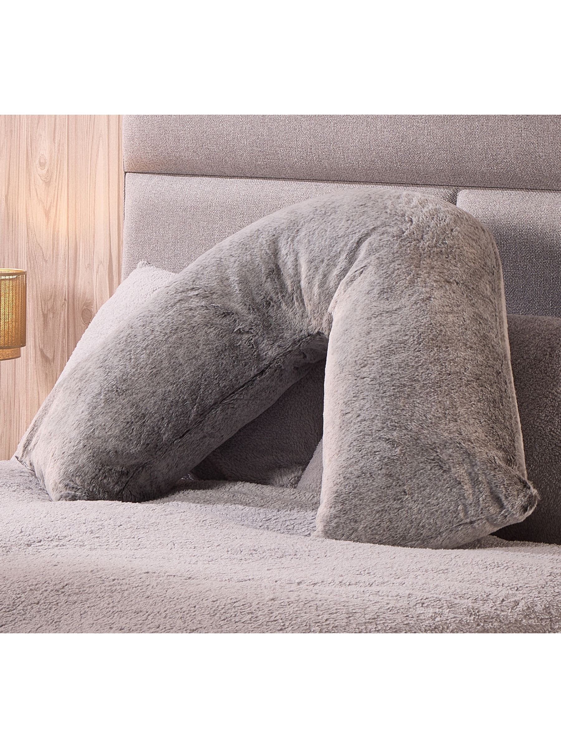 Downland Faux Fur Pillow, UK version