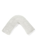 Downland V-Shape Teddy Fleece Pillow cream 80x80x30cm, UK version