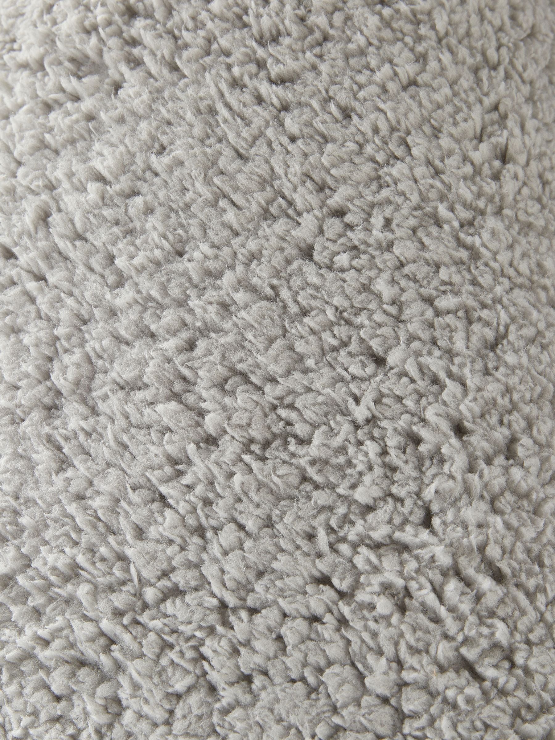 Downland V-Shape Teddy Fleece Pillow cream 80x80x30cm, UK version