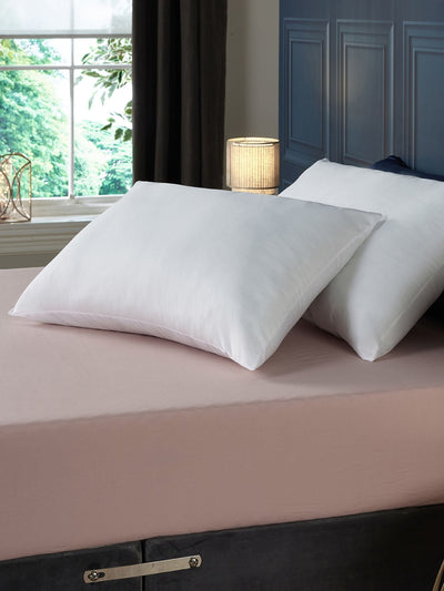 Next Downland Medium Support Pillow Pair- Buy online at McGrocer