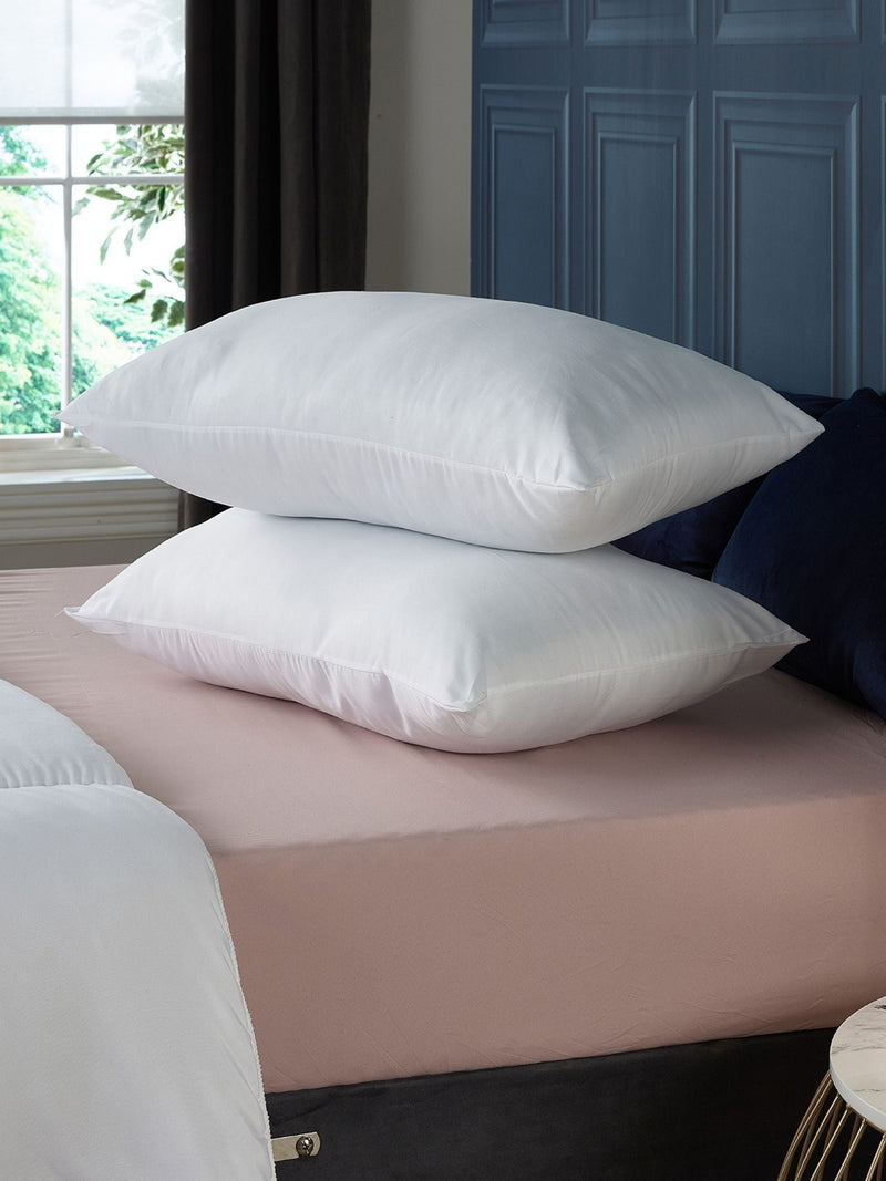 Downland pillow pair medium support (British brand)