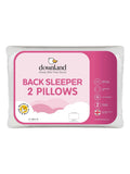 Downland pillow pair medium support (British brand)