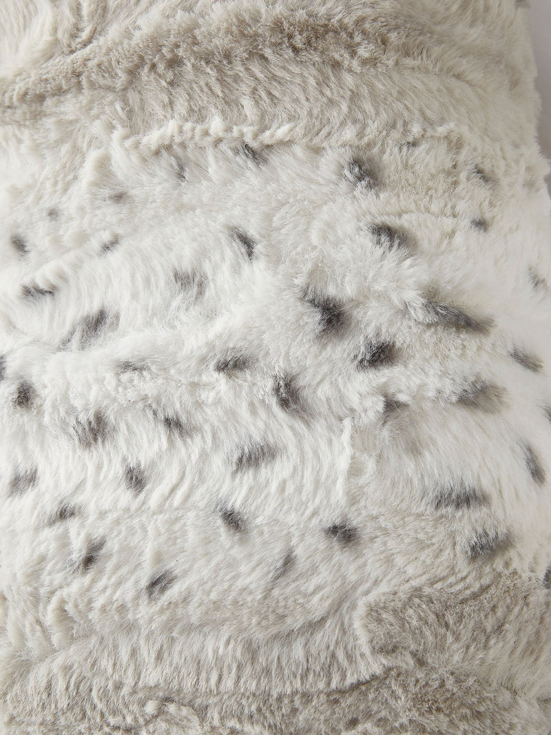Downland V-shape snow leopard support pillow - British product