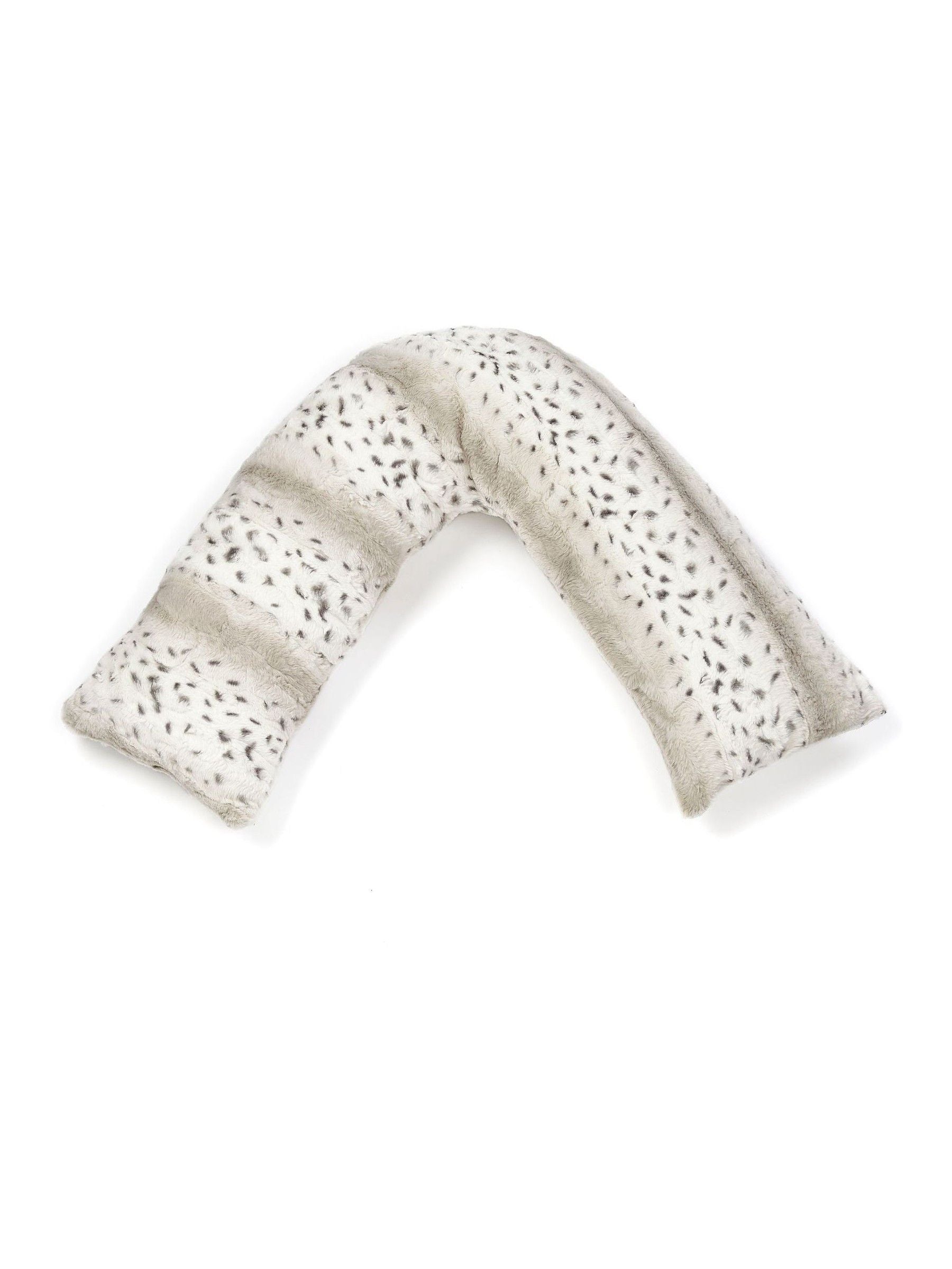 Downland V-shape snow leopard support pillow - British product