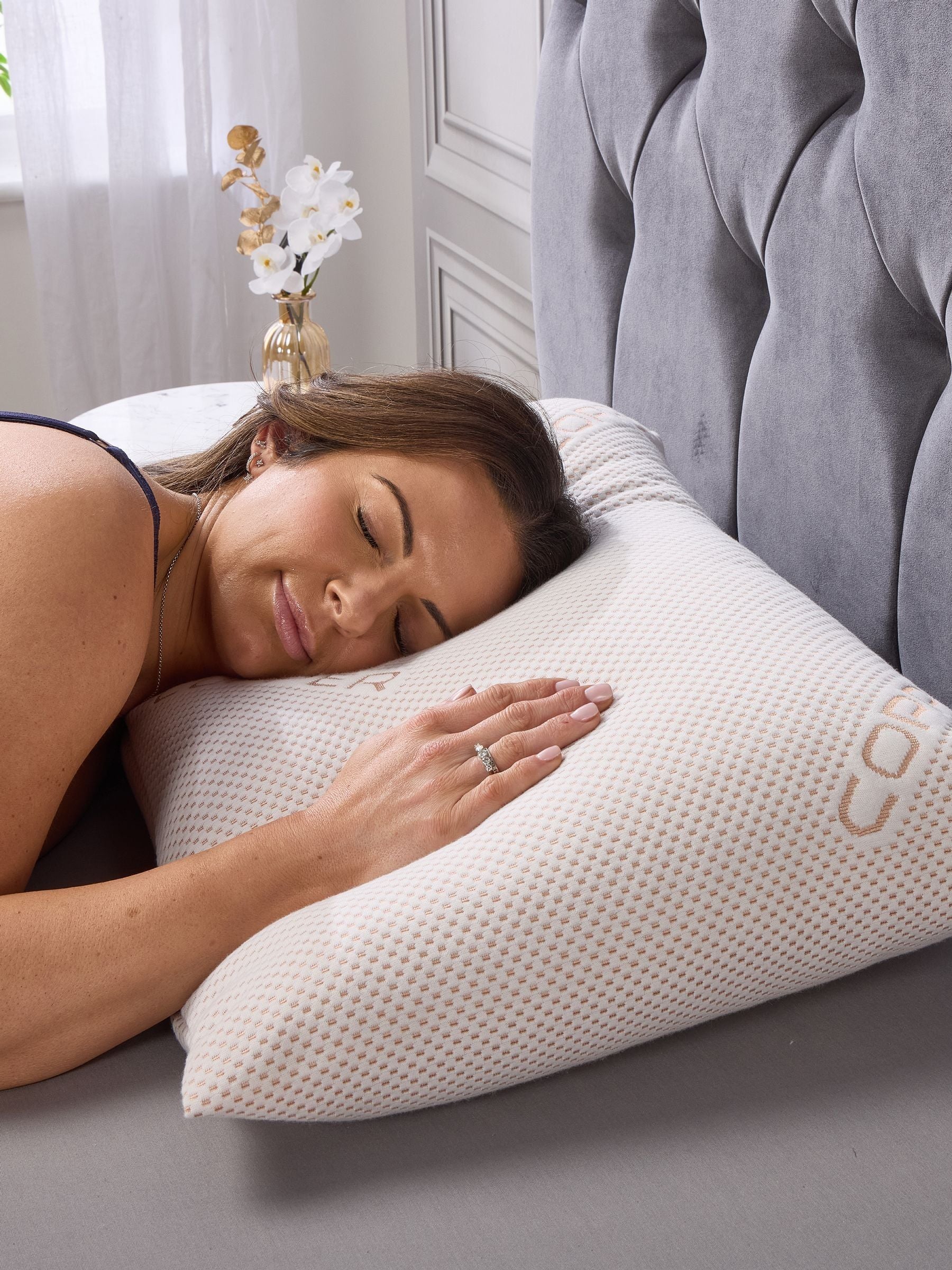 Downland copper infused pillow 48x74cm (British brand)