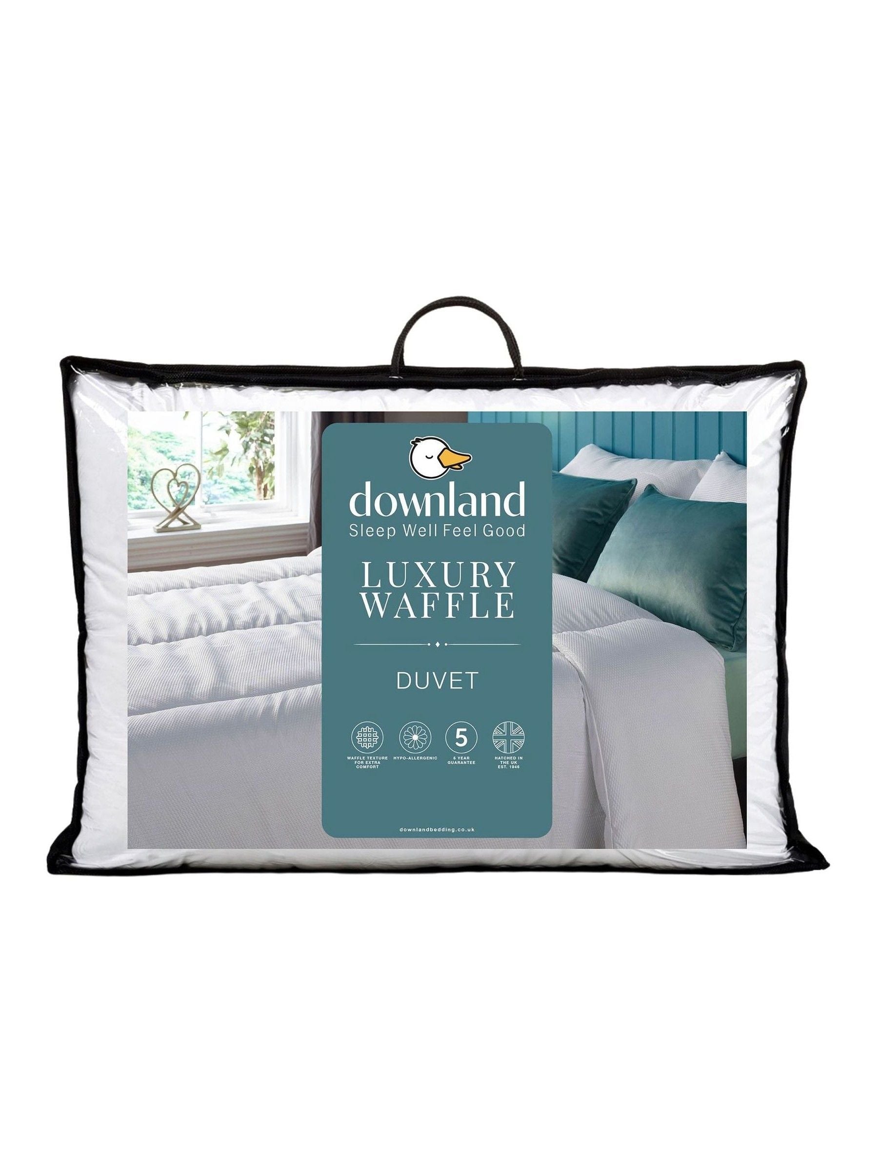 Downland Luxury Waffle Duvet 15 Tog, UK version