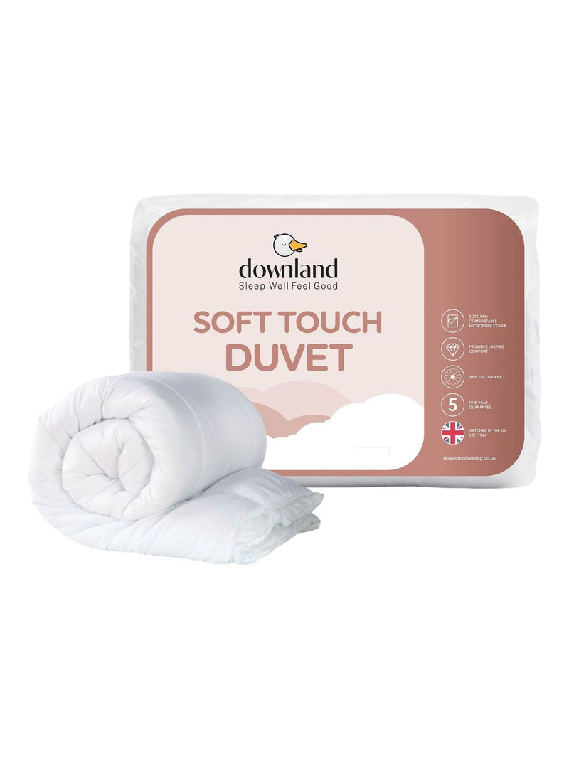 Downland Soft Touch 4.5 Tog Duvet, imported from the UK