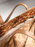 Animal N. leather deer print shoulder bag (British brand)