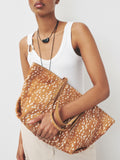 Animal N. leather deer print shoulder bag (British brand)