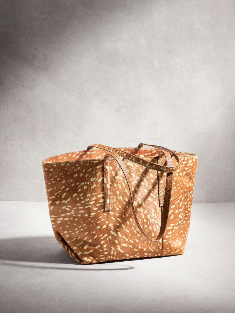 Animal N. leather deer print shoulder bag (British brand)