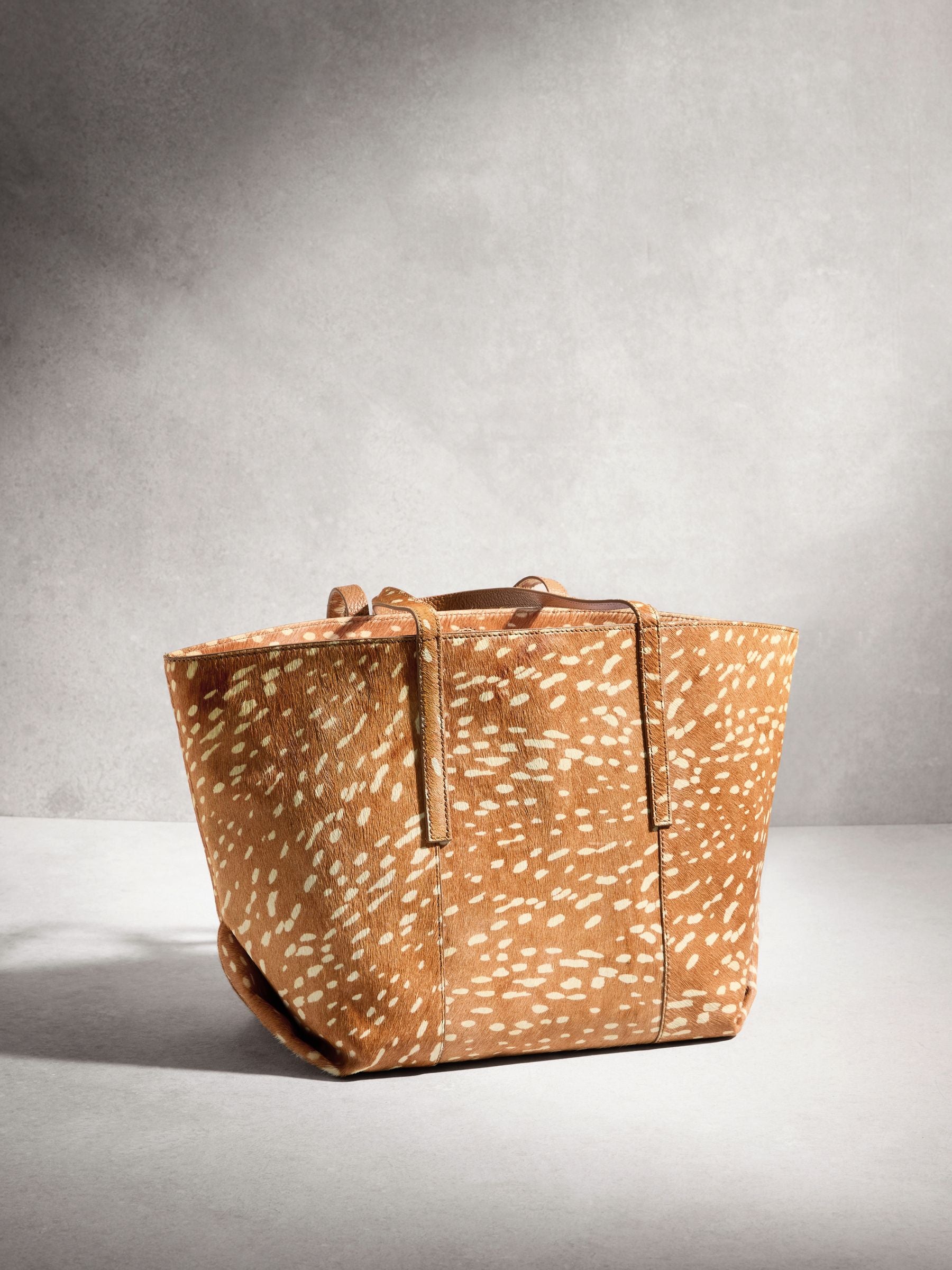 Animal N. leather deer print shoulder bag (British brand)