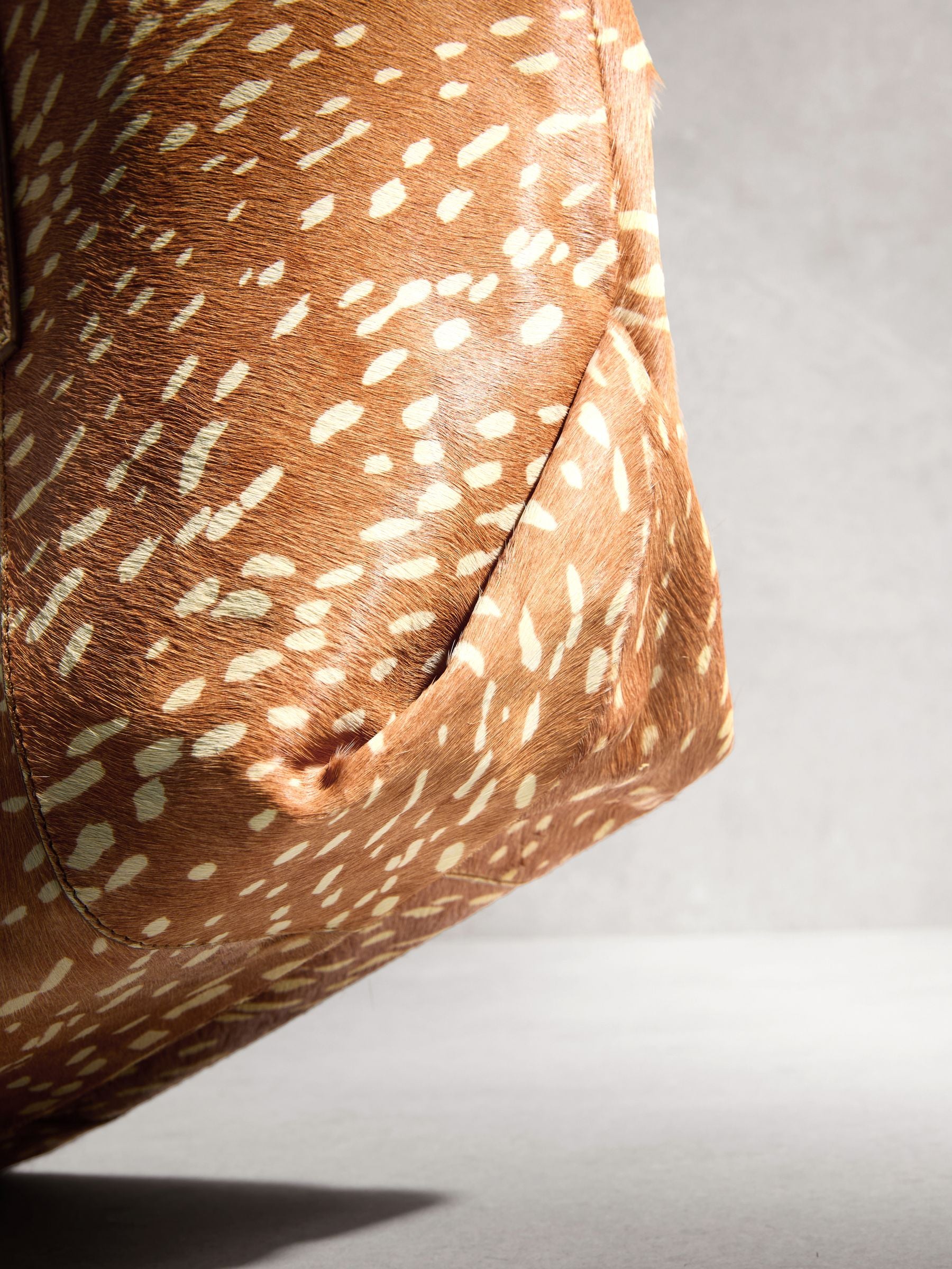 Animal N. leather deer print shoulder bag (British brand)