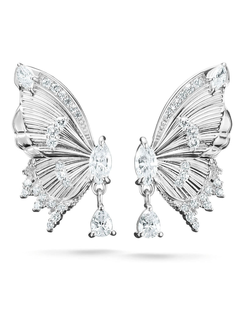 Thomas Sabo butterfly ear studs sterling silver zirconia (British brand)