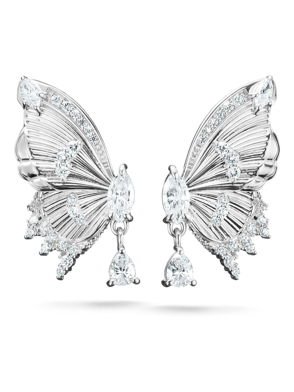 Thomas Sabo butterfly ear studs sterling silver zirconia (British brand)