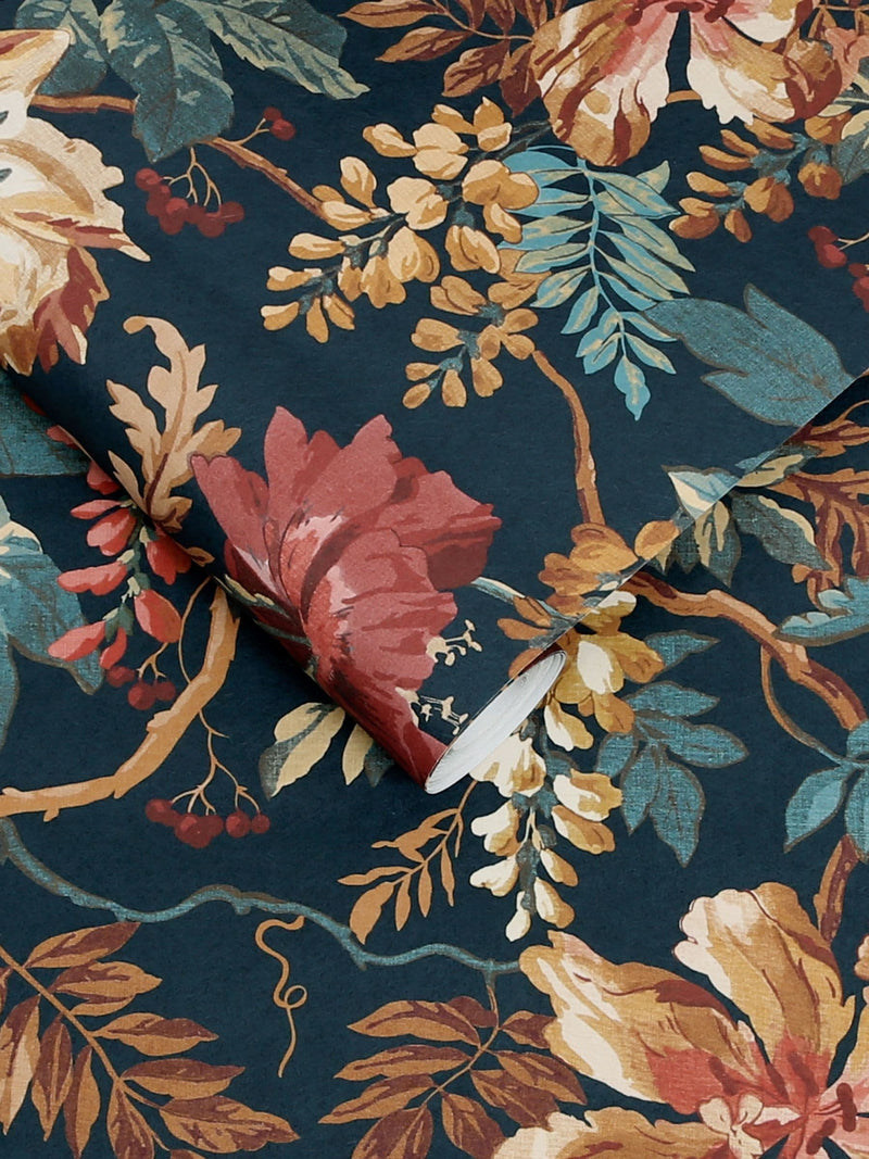 Graham & Brown Dusk Florenzia A4 wallpaper sample, UK version