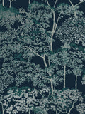 Graham & Brown Navy Idyll Tree A4 Wallpaper Sample
