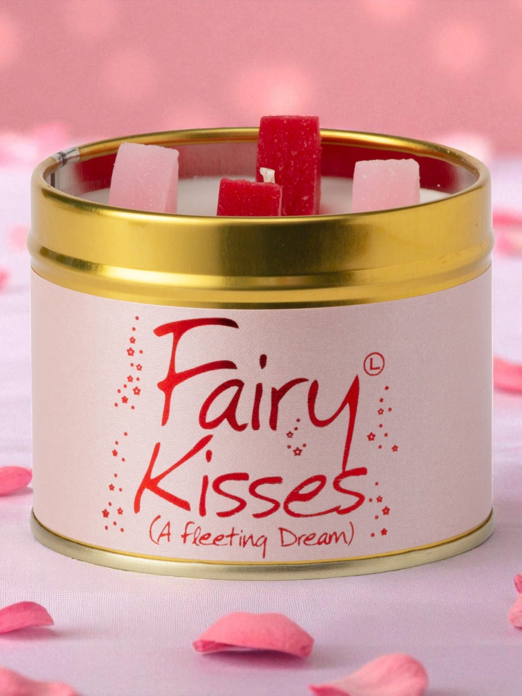 Lily-Flame Fairy Kisses scented tin candle 230g, UK version