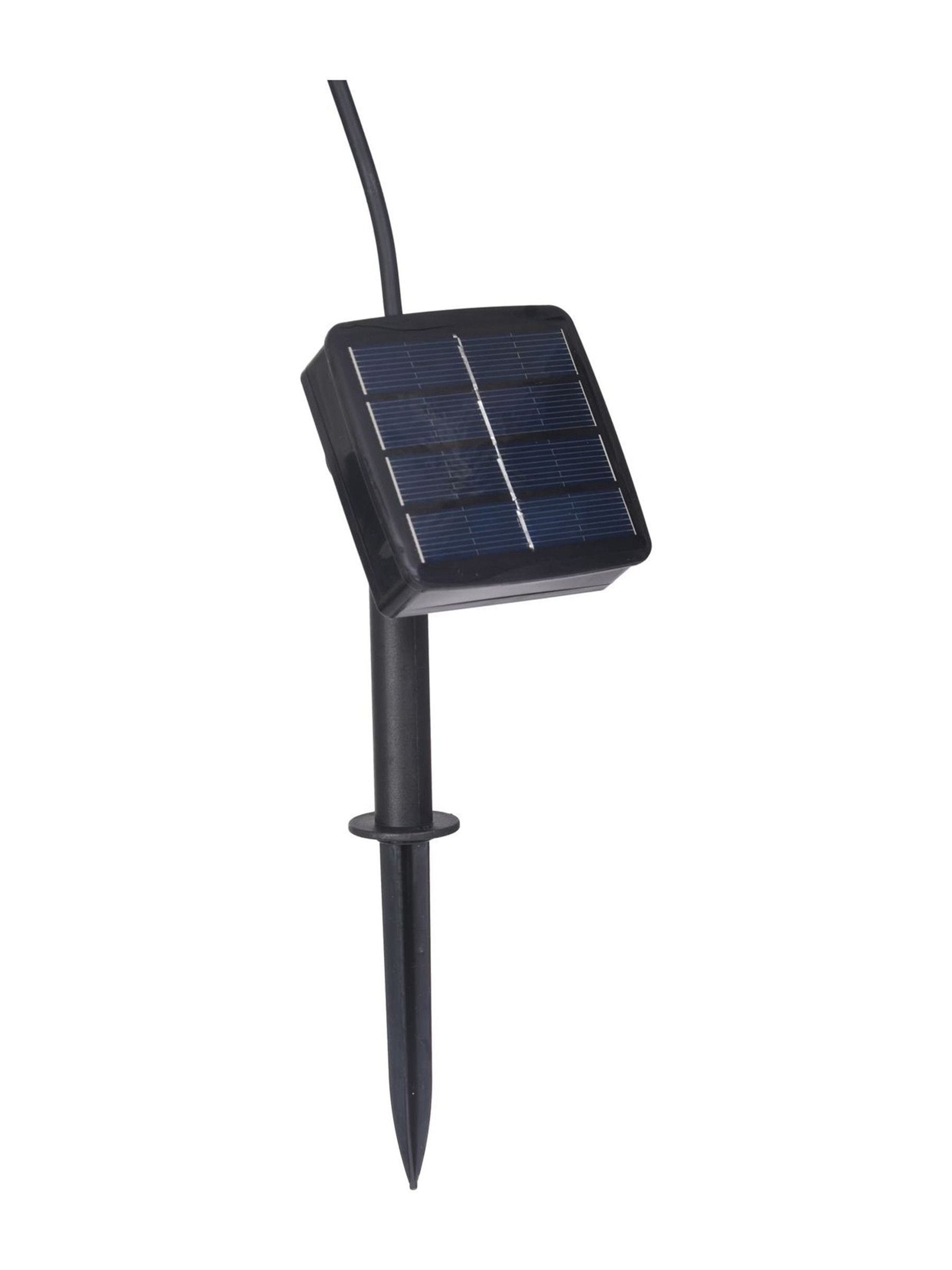 Garden Trading black solar festoon lights 20 bulbs - British product