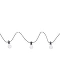 Garden Trading black solar festoon lights 20 bulbs - British product