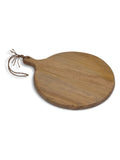 Garden Trading Midford round mango wood serving board 50cm, UK version