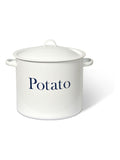 Garden Trading white enamel potato store, UK version