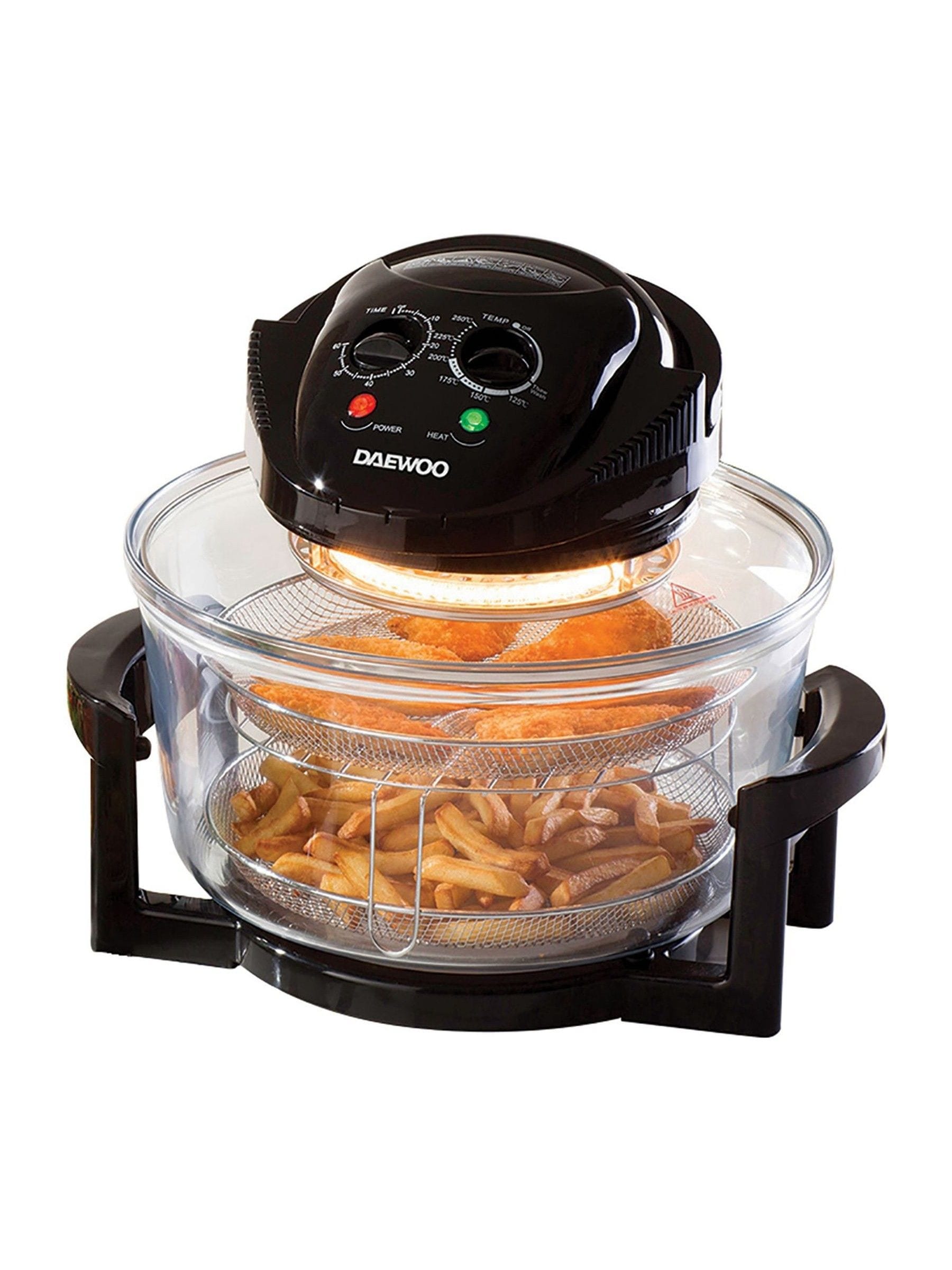 Daewoo black halogen air fryer 17L - British product