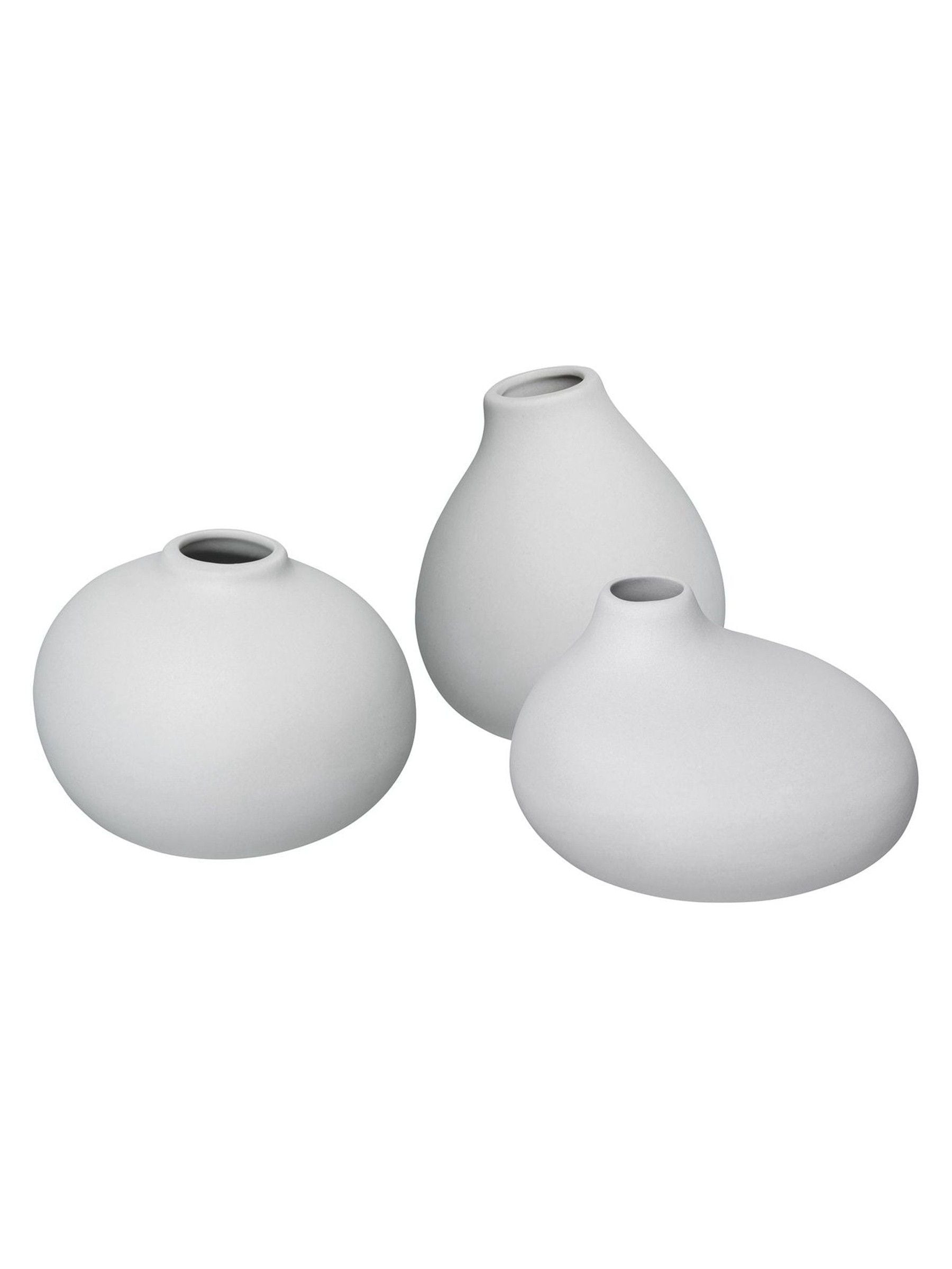 blomus NONA Vase Set 3 Piece Pewter