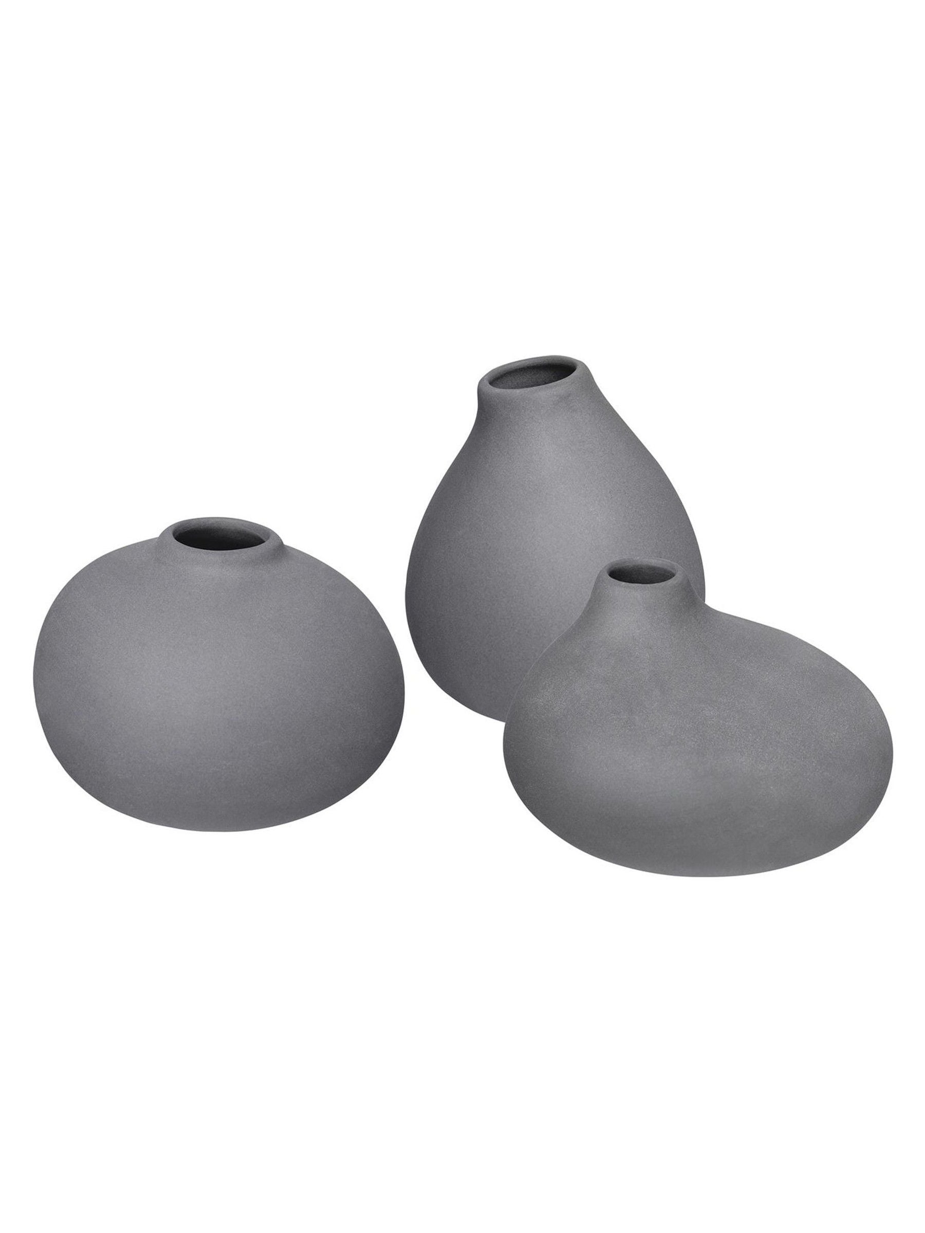 blomus NONA vase set pewter 3 piece, UK version