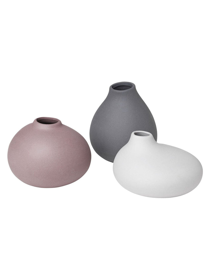 blomus NONA stoneware vase set three pieces, imported from the UK