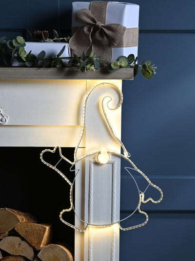 Next Festive SMD Hanging Gonk Silhouette 37cm x 46cm- Buy online at McGrocer
