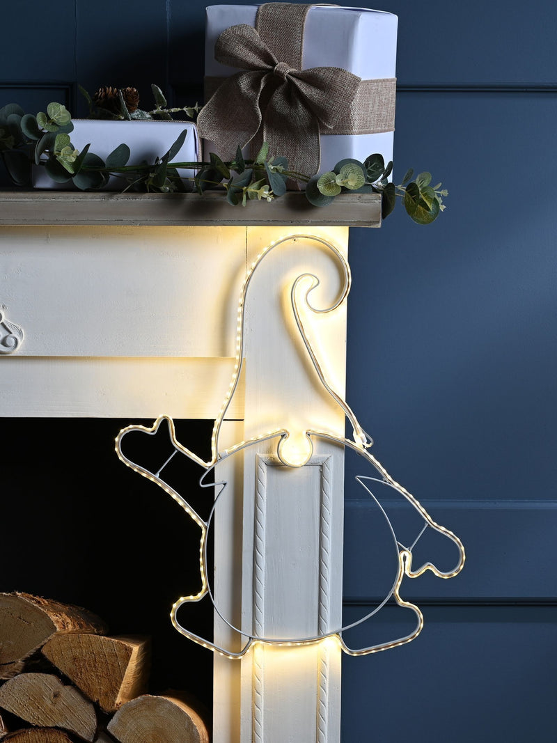 Gonk silhouette SMD LED light decoration 37x46cm - British product