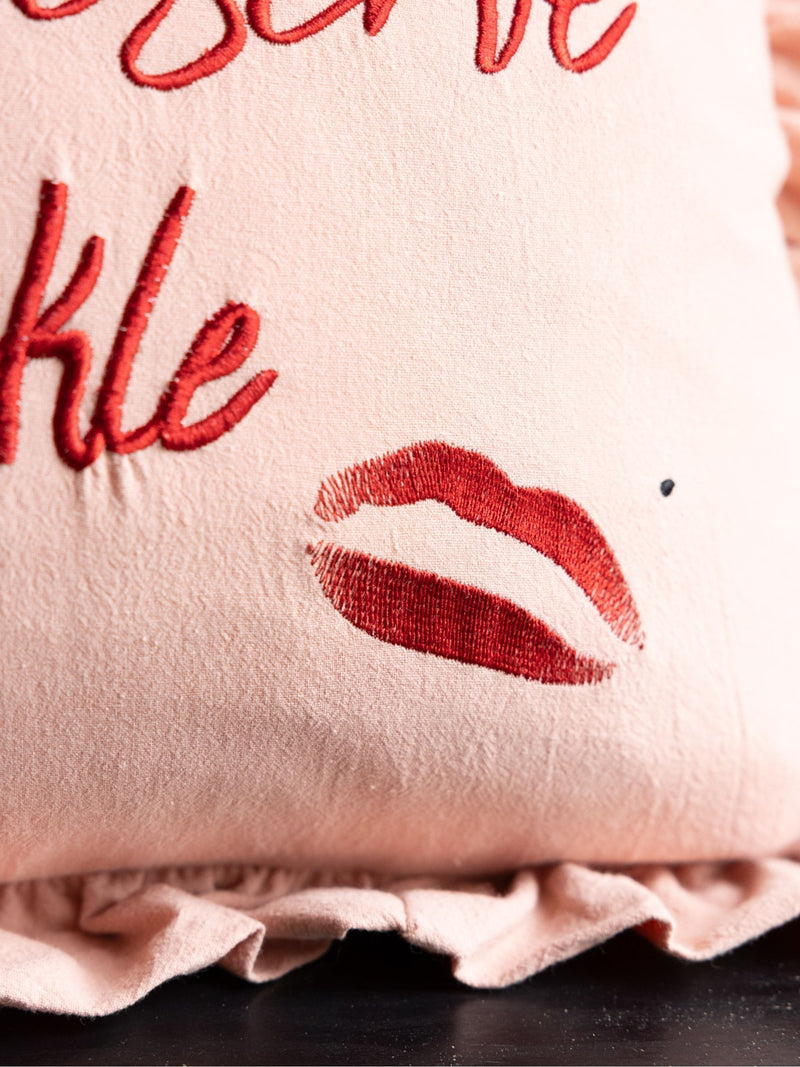Rockett St George Marilyn Monroe frill cushion, imported from the UK