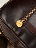 Posh Totty Designs personalised leather laptop bag, UK version