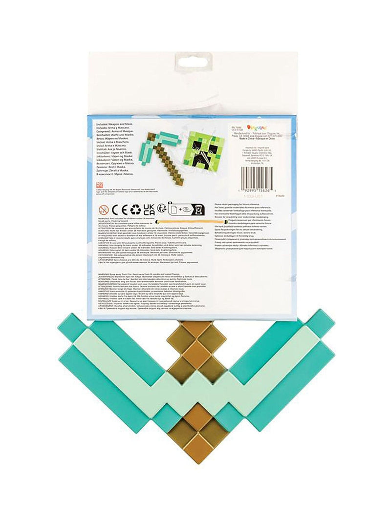 Jakks Pacific Minecraft Creeper mask and pickaxe set (British brand)