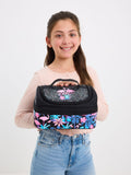 Smiggle All Stars Double Decker Lunchbox Black Blue Large, imported from the UK