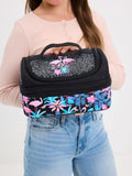 Smiggle All Stars Double Decker Lunchbox Black Blue Large, imported from the UK