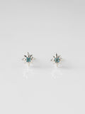 Carrie Elizabeth blue topaz star stud earrings, UK version